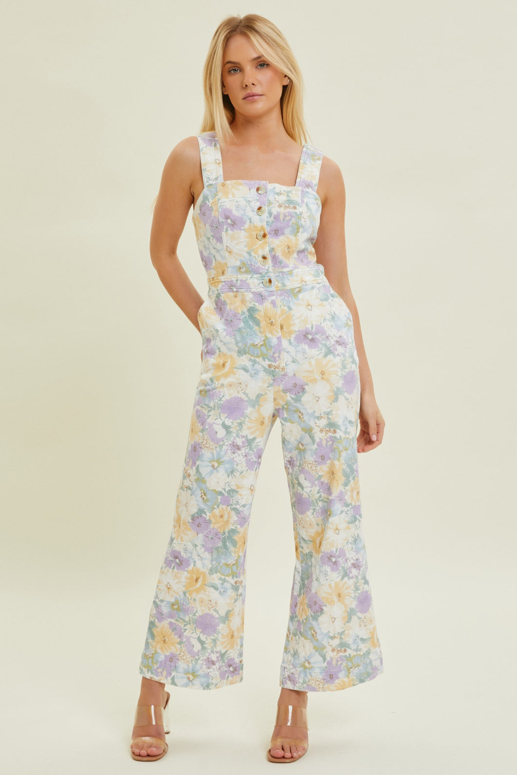 BAE Floral Overalls