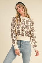 Load image into Gallery viewer, &amp;M Flower Sweater