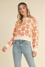 Load image into Gallery viewer, &amp;M Flower Sweater