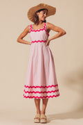 SM Ric Rac Midi Dress