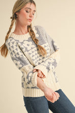 Load image into Gallery viewer, Mixed Flower Knit Sweater