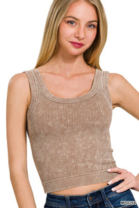ZA Ribbed Round Neck Cami