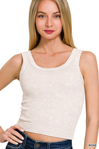 ZA Ribbed Round Neck Cami