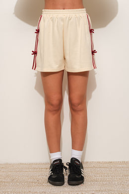 PG Velvet Bow Shorts