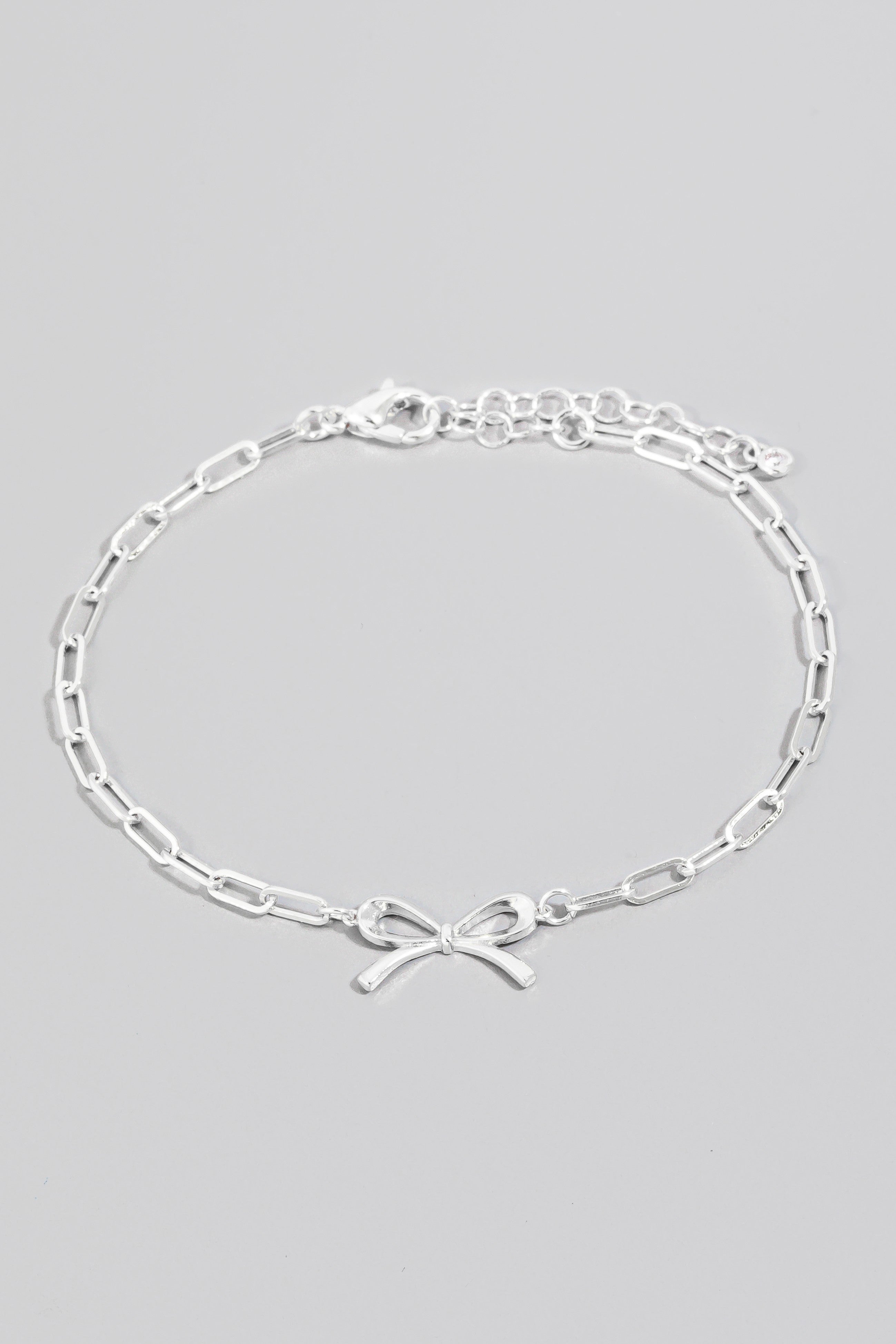 Silver Bow Bracelet