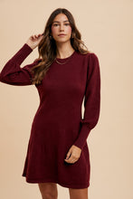 Load image into Gallery viewer, AW Long Sleeve Sweater Dress