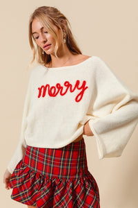 SM Merry Wide Neck Sweater