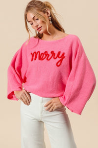 SM Merry Wide Neck Sweater