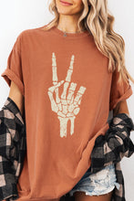 Load image into Gallery viewer, GR Peace Sign Skeleton Hand Tshirt