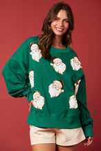 Load image into Gallery viewer, PL Sequin Santa Crew