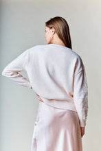 Load image into Gallery viewer, RR Pearl-Embellished Bow Sweater