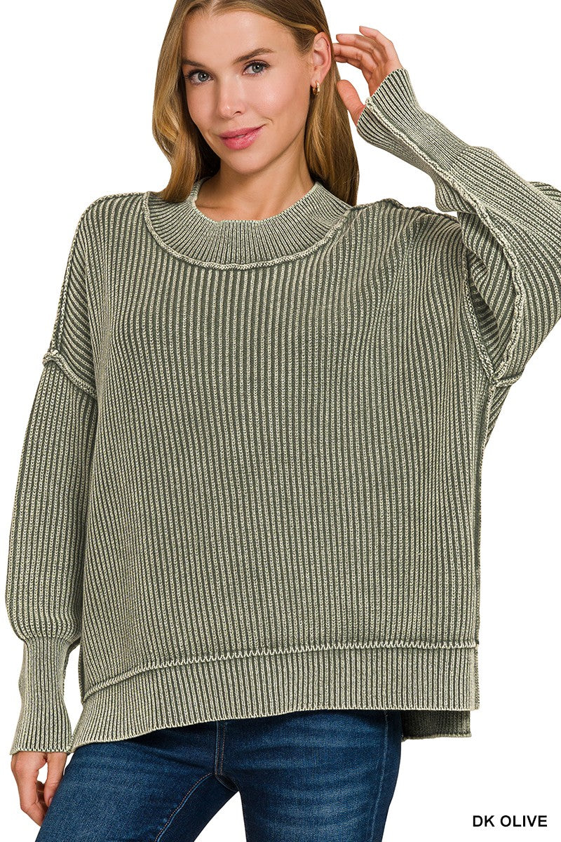 ZA Side Slit Sweater