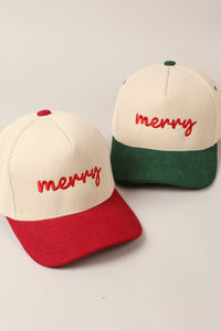 Embroidered Merry Cap