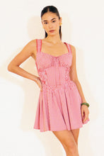 Load image into Gallery viewer, BR Gingham Corset Dress