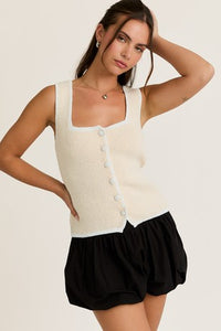 LL Square Neck Sweater Top