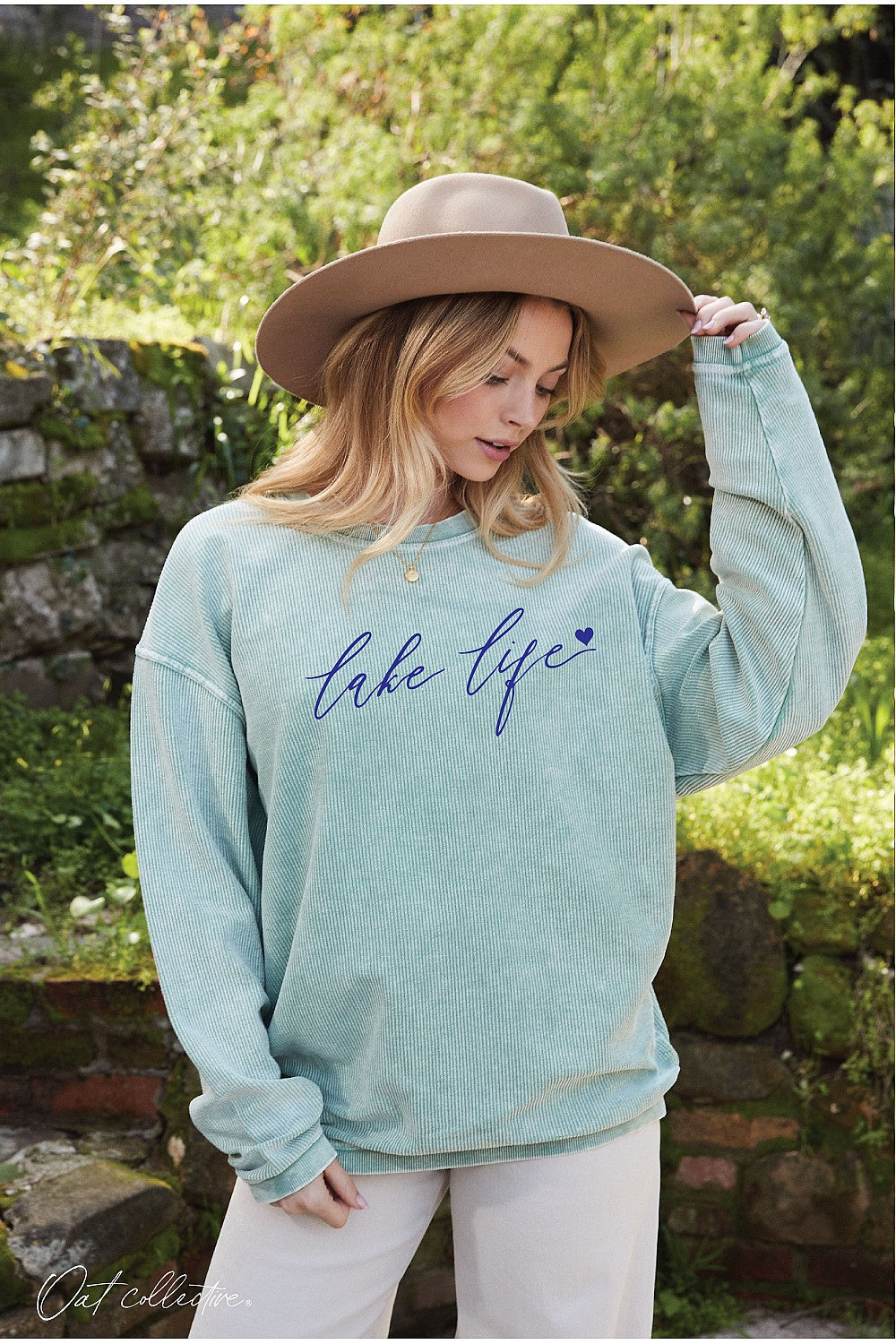 OC Lake Life Corded Crewneck