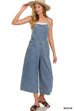 Load image into Gallery viewer, ZA Wide Leg Denim Overalls