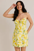 LL Shirred Neck Low Waist Dress