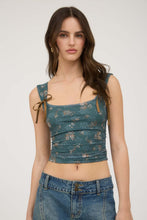 Load image into Gallery viewer, BP Floral Ribbon Tank