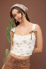 Load image into Gallery viewer, BP Floral Ribbon Tank