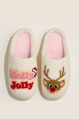 LH Holly Jolly Slippers