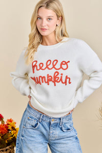 MS Hello Pumpkin Sweater