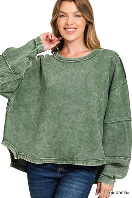 ZA Double Ribbed Pullover