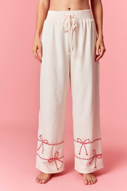 PL Candy Cane Bow Pants