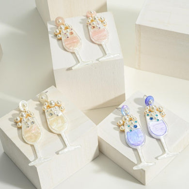 Champagne Earrings