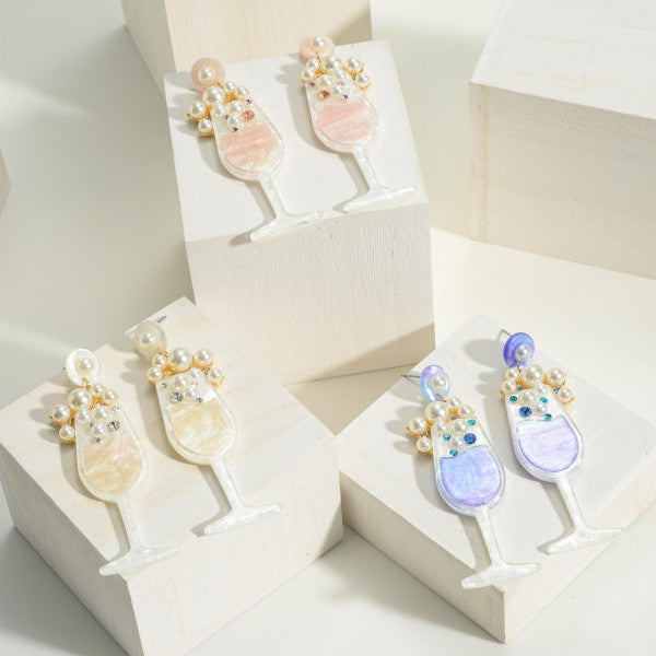 Champagne Earrings