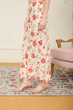 Load image into Gallery viewer, BP Red Floral Midi Skit