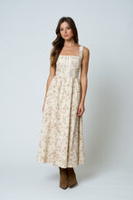 Load image into Gallery viewer, BP Floral Toile Front Hook Midi Dress