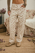 BP Floral Ecru Jeans