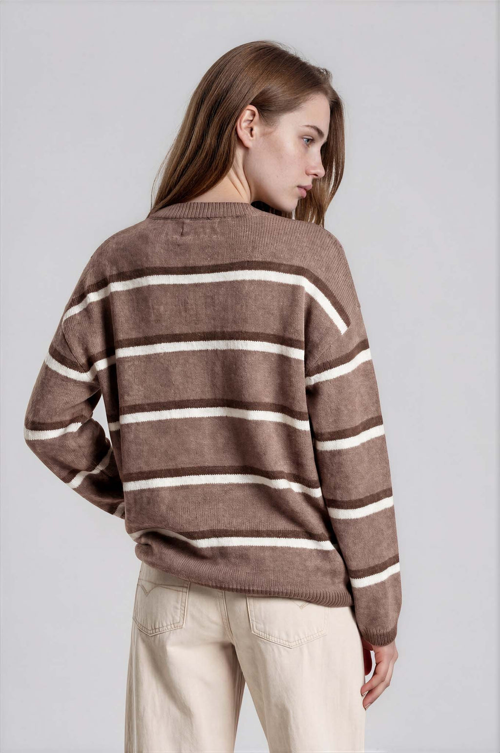 BP Heathered Stripe Knit Cardigan