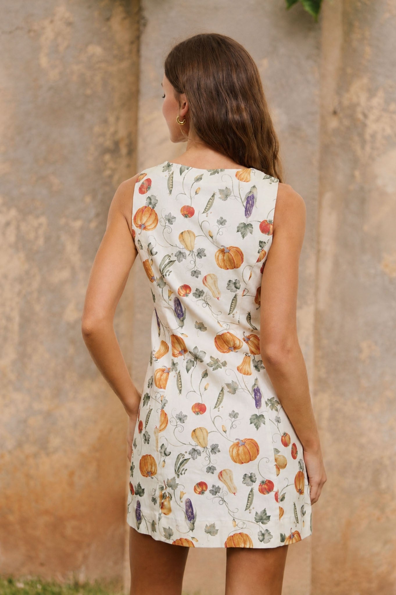 BP Fall Pattern Mini Dress