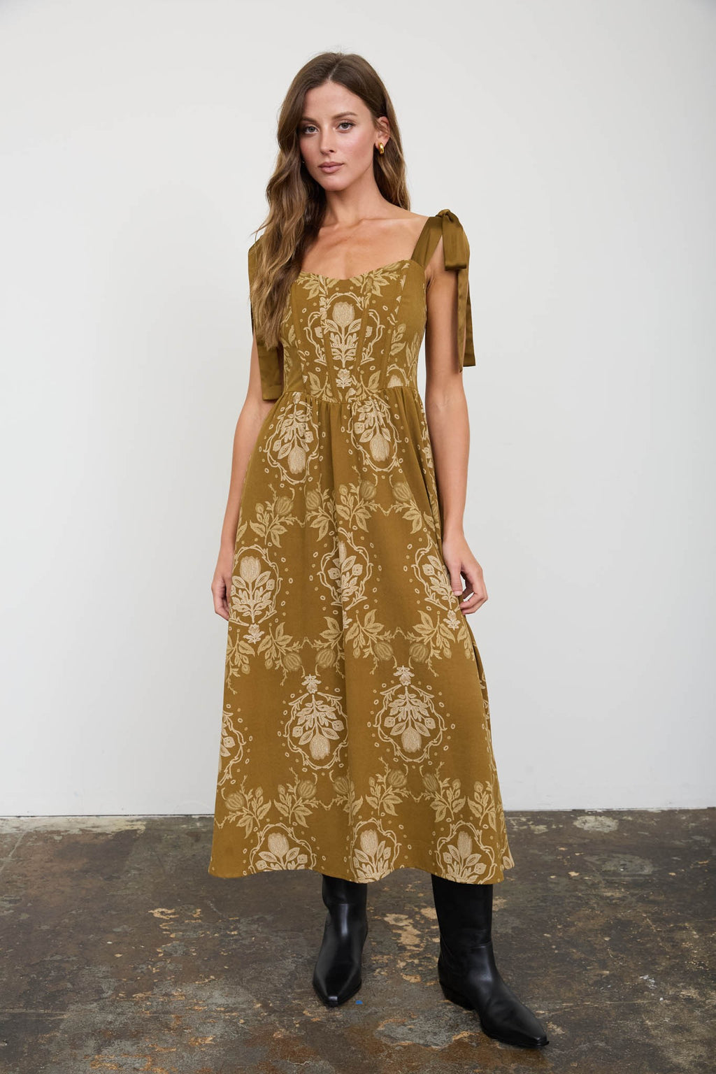 BP Medallion Tie Strap Dress