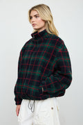 BP Plaid Sherpa Bomber