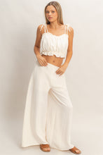 Load image into Gallery viewer, HF Ruffled Wide Leg Pant Set