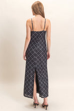 Load image into Gallery viewer, HF Plaid Spaghetti Strap Dress