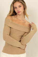 Load image into Gallery viewer, BP Off Shoulder Knit Top