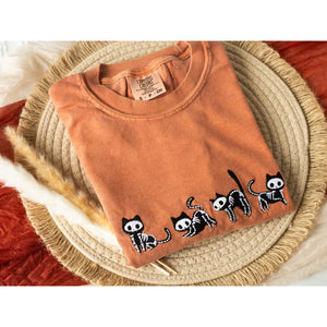 Embroidered Cat Tshirt