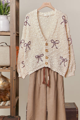 MEL Bow Cardigan