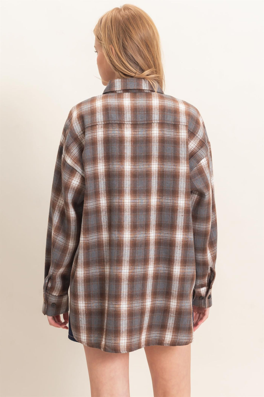 HF Plaid Button-Up Shirt