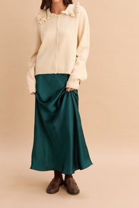 HF Satin Maxi Skirt