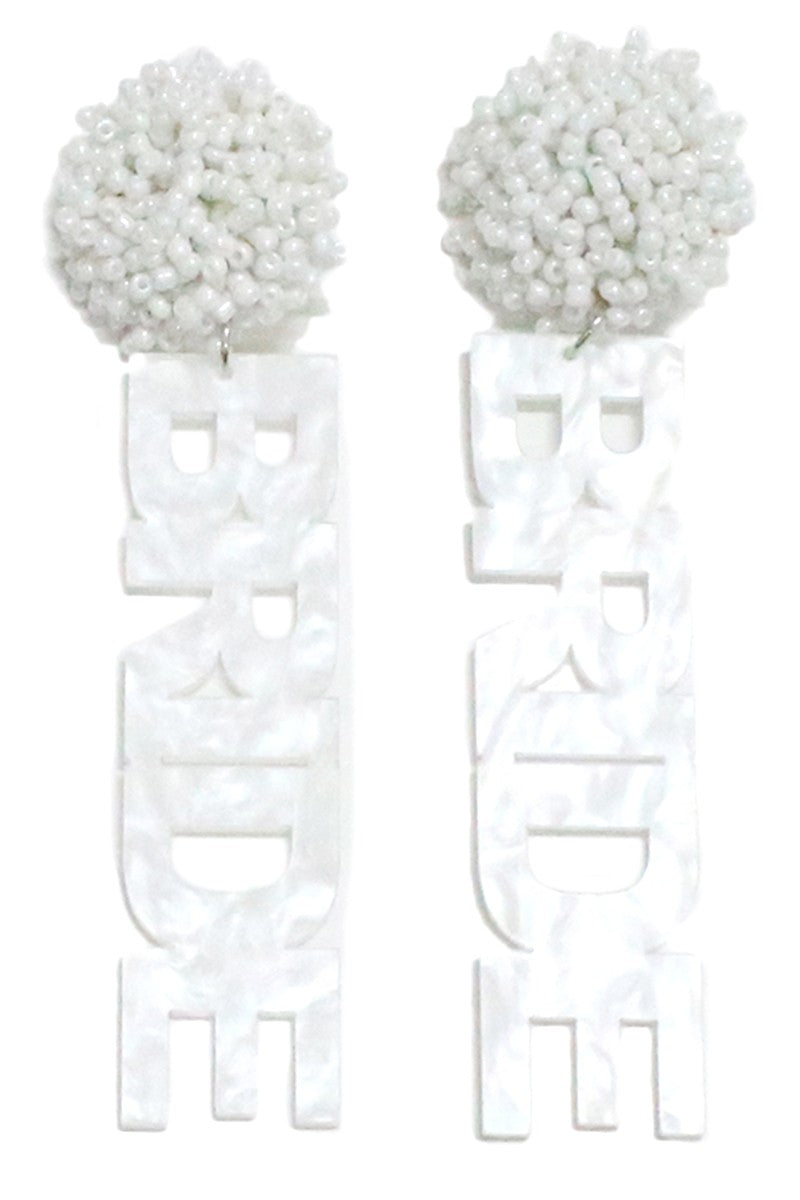 Bride Dangle Earring