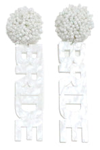 Load image into Gallery viewer, Bride Dangle Earring