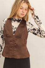 Load image into Gallery viewer, HF Deep V Satin Tank