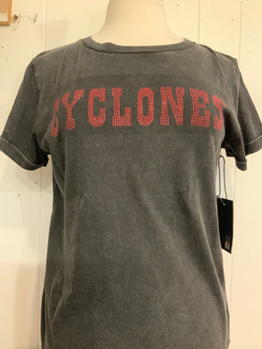 GD ISU Washed Black Tee