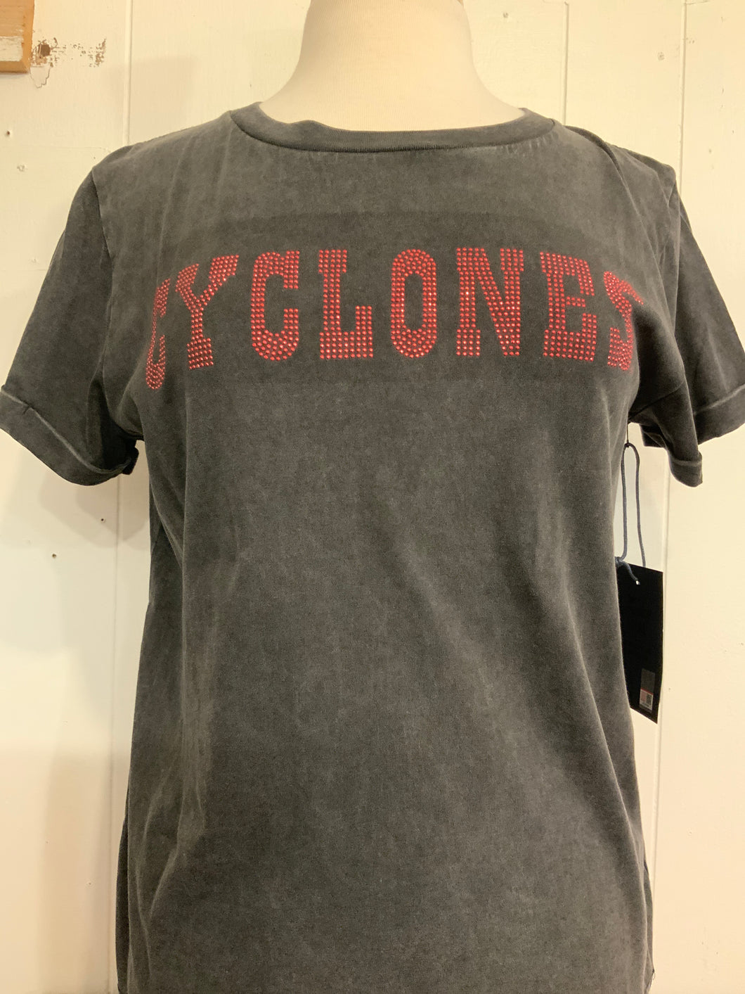 GD ISU Washed Black Tee