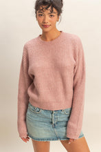 Load image into Gallery viewer, HF Ribbed Crewneck Sweater